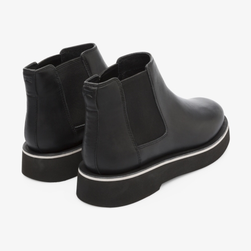 Camper Tyra Ankle Boots Black / Brown - Womens Singapore XSQVQL-120